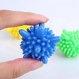 Corona Washing Machine Clothes Cleaning Ball, Washer Balls Reusable Tangle-Free Eco-Friendly Laundry Scrubbing Colorful Balls Solid Dryer Softener (Multi-Colour) 10 Pcs-image-57