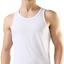 Men Body fit Solid Pattern Pure Cotton Vest Pack of 2-picture-21