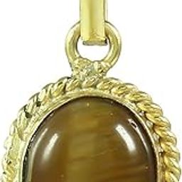 7.25 Ratti Tiger's Eye Stone Ashtdhatu Paendant Rashi Ratna Natural and Certified Locket Unheated and Untreated Gems for Astrological Purpose for Men and Women-image-34