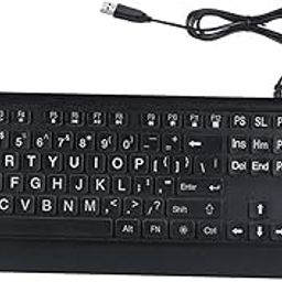 LOOM TREE® Keyboard Durable Quiet Standard for Desktop Computer Low Vision Individuals-26