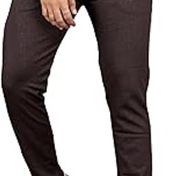 Formal Trousers for Men | Slim Fit Textured Pants | Mid-Rise Button Closure | Ideal for Professional Wear (Pack of 1)-picture-13