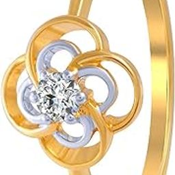 p.c. chandra jewellers 18k (750) Yellow Gold and Diamond Ring for Women-picture-46