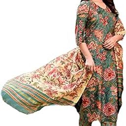 Women Cotton Blend Kurta Pant With Dupatta-picture-42
