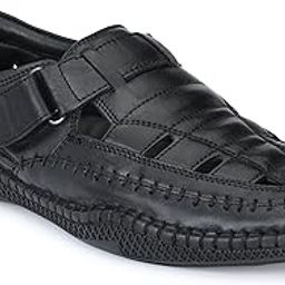 Men's Leather Roman Sandal-image-17
