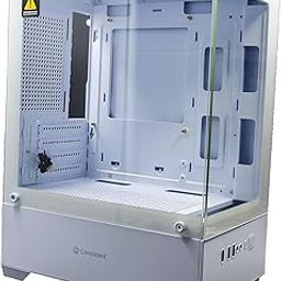 Consistent PC Case (CIP501) White Nebula Computer Case | Gaming Cabinet - White | Support ATX, M-ATX, ITX | Infinity Mirror Pre- Installed 3 x 120mm Front and 1 x 120mm Rear ARGB Fans-1