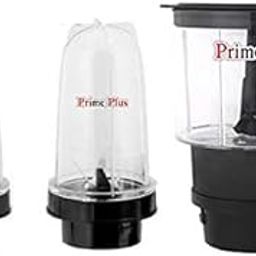 Combo of Chopper Jar and Bullet Jar Black Attachment for Mixer grinder.-8