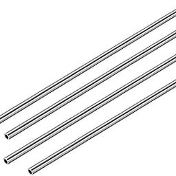uxcell 304 Stainless Steel Round Tubing 4mm OD 0.6mm Wall Thickness 250mm Length Seamless Straight Pipe Tube 4 Pcs-picture-22