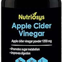 Nutriosys Apple Cider Vinegar 1200mg - 90 Veg Capsules (Pack of 1)-14