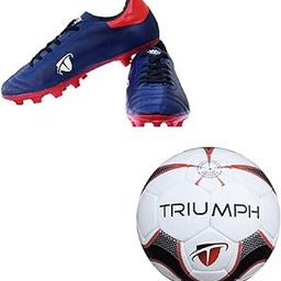 Football Pu M-90 With Gowin Football Shoe Ace Navy Red Size-7-image-23