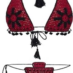 Half Coverage Crochet (Handmade, Crotia) Beachwear/Bikini Set/Lingerie Set for Womens, Girls & Ladies-picture-49