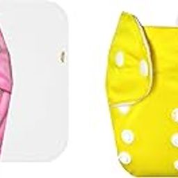 Dumbledo Lite Cloth Diaper with Cotton Insert (Pack of 2) | Hypoallergenic | 6-Layer Absorbent Pad | Quick Dry | Designed by Moms | 3 Months – 2 Years | Unisex Baby-image-77