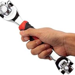 GGIENRUI Universal Wrench 48 in 1 Socket Wrench Multifunction Spanner Tool with 360 Degree Rotating Head for Home and Car Repair-9