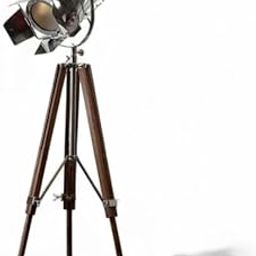 VINTAGE MART SPOT Light with Tripod Floor LAMP Decor Designer-image-41