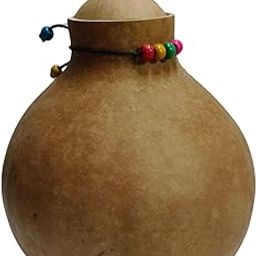 SAE Fashions Dried Bottle Gourd Pot - Surai Kuduvai - 1L with Lid-image-26