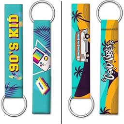 Turn To Ride - 90s Kid vs Good Vibes Combo Keychain | Car & Bike Travel Keychain | New Premium Combo Keychain | Keychain For Bikes & Cars-image-86