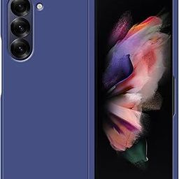 amazon basics Hard Case Cover for Samsung Galaxy Z Fold 7 5G (Blue)-image-57