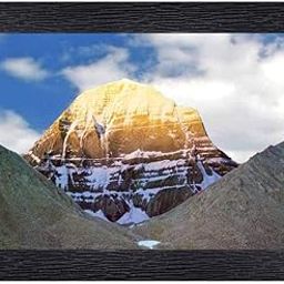pnf Poster n Frames Kailash Mansarovar Photo Frame|Living Room Wall|Acrylic Sheet|Gift|Nature, Religious Scenery|Best Gifting Option(Multicolour,6x8inch)-13858-image-68