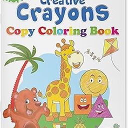 My Big Book of Creative Crayons : A Creative Crayon Copy Colouring Book-27