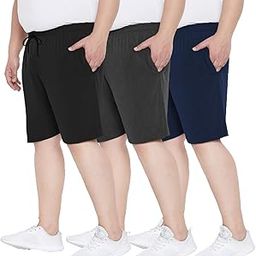 West Gate Clothing Plus Sizes Men's Cotton Knee Length Shorts | Casual and Night Wear Mens Shorts Pack of 3-image-63