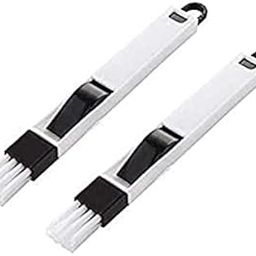 Attachh Window Groove Frame Cleaning Brush and Dust Cleaning Brush for Window Slot Keyboard with Mini Dustpan, Door Track Cleaning Brushes, Dust Cleaner Tool for All Corners Pack of 2-image-37