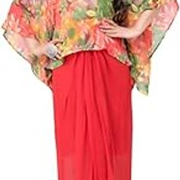 Boutique Collection Women's Kaftan Top and Dhoti Style Skirt set Fusion wear-10