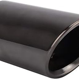 Speedwav CAR STYLING STAINLESS STEEL EXHAUST TAIL MUFFLER TIP PIPE FOR VW VOLKSWAGEN 1.2T SWEPT VOLUME (BLACK) Model_No.LSWMS36-28
