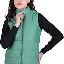 Women's Sleeveless Puffer Jacket | Winter Jacket for Women | Reversible Jacket for Women Winter Wear With 2 Zip Pocket (Pack of 1)-image-53