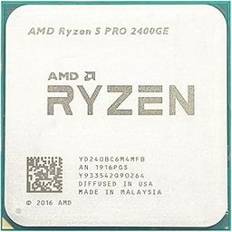 CPU Processor AMD Ryzen 5 PRO 2400GE R5 PRO 2400GE 3.2 GHz Quad-Core Eight-Thread 35W CPU Processor YD240BC6M4MFB Socket AM4-6