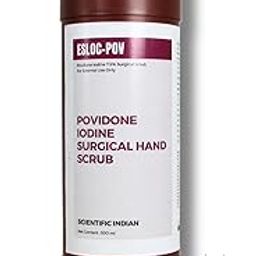 Antimicrobial Povidone Iodine surgical scrub hand wash healthcare professionals - Scientific Indian (500 ML)-32