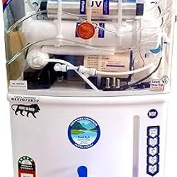 Clear HշO Delight Aquasaver RO Domestic Water Purifier (RO+ LED UV+COPPER WITH ZINC+ HIGH TDS MEMBRANE+ TDS CONTROL+) Best For High Fluoride or Chemical Water | 20 LPH | 12 Liter Storage-image-72