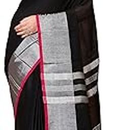 Women's Traditional Bengal Premium Cotton Soft Saree Zari Border with Running Blouse Piece | Comfortable Saree for Daily Use-image-30