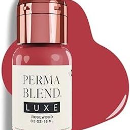 Perma Blend Pigments LUXE Professional Lip Color For Permanent Makeup (Rosewood 15ml), Bottle-image-37