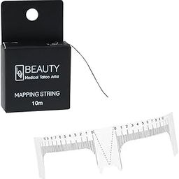 Traditional Tattoo Supply Combo Pack of Mapping String and eyebrow Guide Ruler, mapping thread for eyebrow and eyebrow Guide Ruler Head-image-3