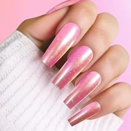 Panchadri Press-On Artificial Nails Set (Reusable) with Adhesive Stickers-image-10