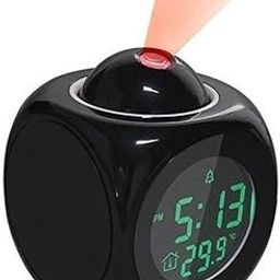 Yancorp Projector Alarm Clock – Digital LED Display, Time & Temperature Projection, 12/24 Hour Format, Snooze Function, Adjustable Brightness, Multi-Function Clock for Bedroom, Home, or Office-22
