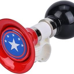ELBME Children Bicycle Horn, Metal Rubber Loud Children Bicycle Kids Bike Horn Warning Bell for Boys Girls Accessory(Red)-image-19