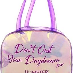 London Shiny Boston Bag, Handbag for Womens, Girls (Purple, Size: 32X12X25 cm)-image-31