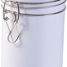 Coffee Storage Container Airtight Jar for Kitchen Storage Ground Coffee White-image-79