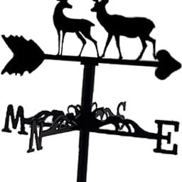 ILSMYSUTRA Small Weathervane Delicate Garden Decor Weather Vane for Outdoor Yard Garden Style B|Yard, Garden & Outdoor Living|Garden D?©Cor|Weathervanes-image-93