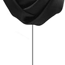 Handmade Polyester Black Rosebud Lapel Men Brooch Boutonniere Tuxedo Pin-48