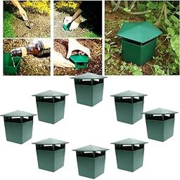 UJEAVETTE 8Pcs Eco-Friendly Snail Cage House Catcher Trap Gintrap Pest Control 10x11cm-image-68
