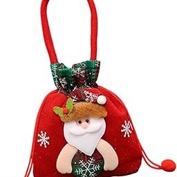 Santa Claus Tote Bag Xmas Treat Bag Storage Festival Christmas Gift Doll Bag-image-99