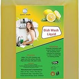EGP Govin Wash Yellow Non Acidic Dishwashing Detergent Liquid Gel 5 Litter-image-54