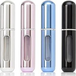 AMGZLE Refillable Perfume Atomizer Bottle| Portable Travel Perfume Mini Spray Bottles| Cologne Travel Essentials for Women Men Small Mister Spray Bottle (5 ML, Pack of 4)-picture-53