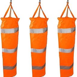 CALANDIS™ 3pcs Airport Windsock Outdoor Wind Sock Bag Reflective Belt Grommet 80cm | Windmills & Wind Spinners | Garden D?©cor | Yard, Garden & Outdoor Living-image-54