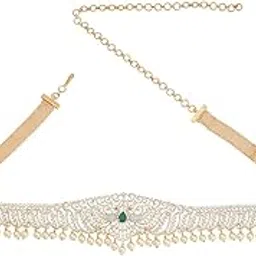 kushal's Fashion Jewellery Zircon Belt With Adjustable Chain Best for Festive Season & Special Occasion-picture-14