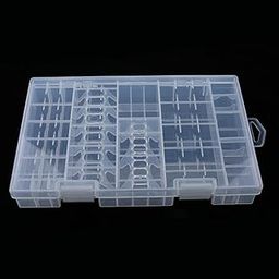 Battery Organizer Storage Case Holder Container for AAA AA C D Batteries Other Multipurpose Batteries-0