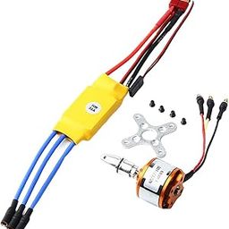 A2212 Brushless Motor 30A Esc with T Plug & 3.5Mm Banana Connectors Kv2200-3