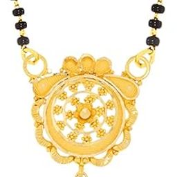 WHP Gold Mangalsutra Pendant for Women | Classic Gold Pendant | BIS Hallmark Certified | Fashion Jewellery | Great for Gifting-image-1