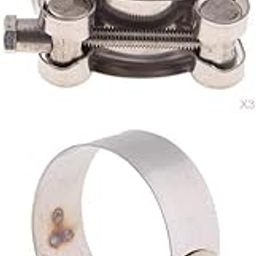 The Style Sutra 6 Pieces Motorbike Exhaust Clamp Clip Stainless Steel Muffler Silencer Clamp|Motors | Parts & Accessories | Motorcycle Parts |6 Pieces Exhaust Clamp-picture-14